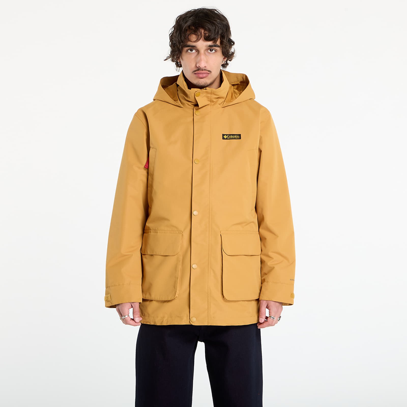 Jas Columbia High Cascades™ Interchange Reversible Bomber Jacket Maple Sugar XL