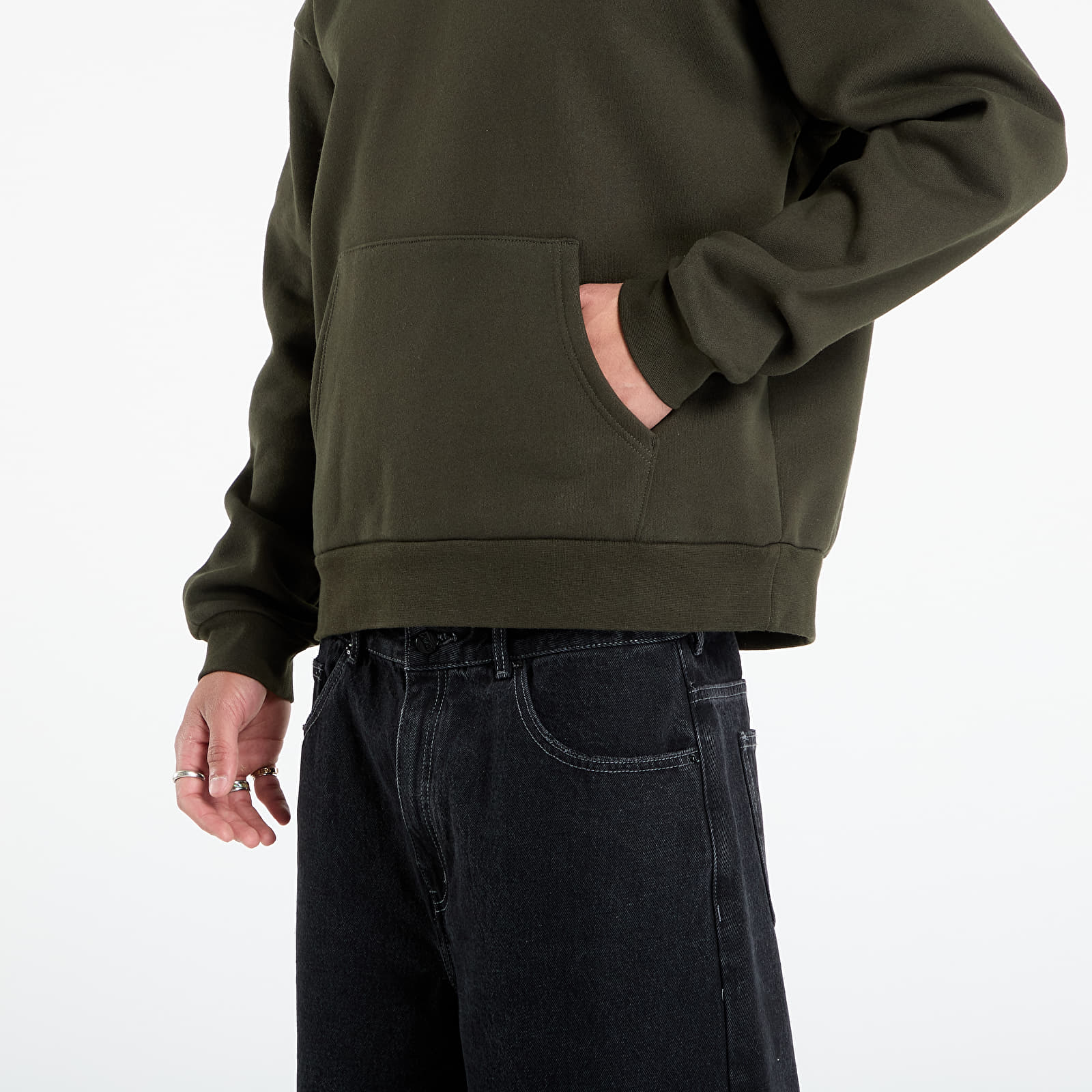 Felpe con cappuccio uomo OBEY Bold Icon Extra Heavy Hoodie Rosin