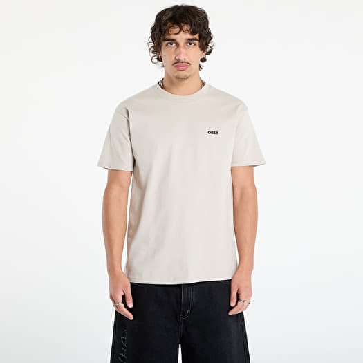 OBEY Visual Studios Tee Silver Grey