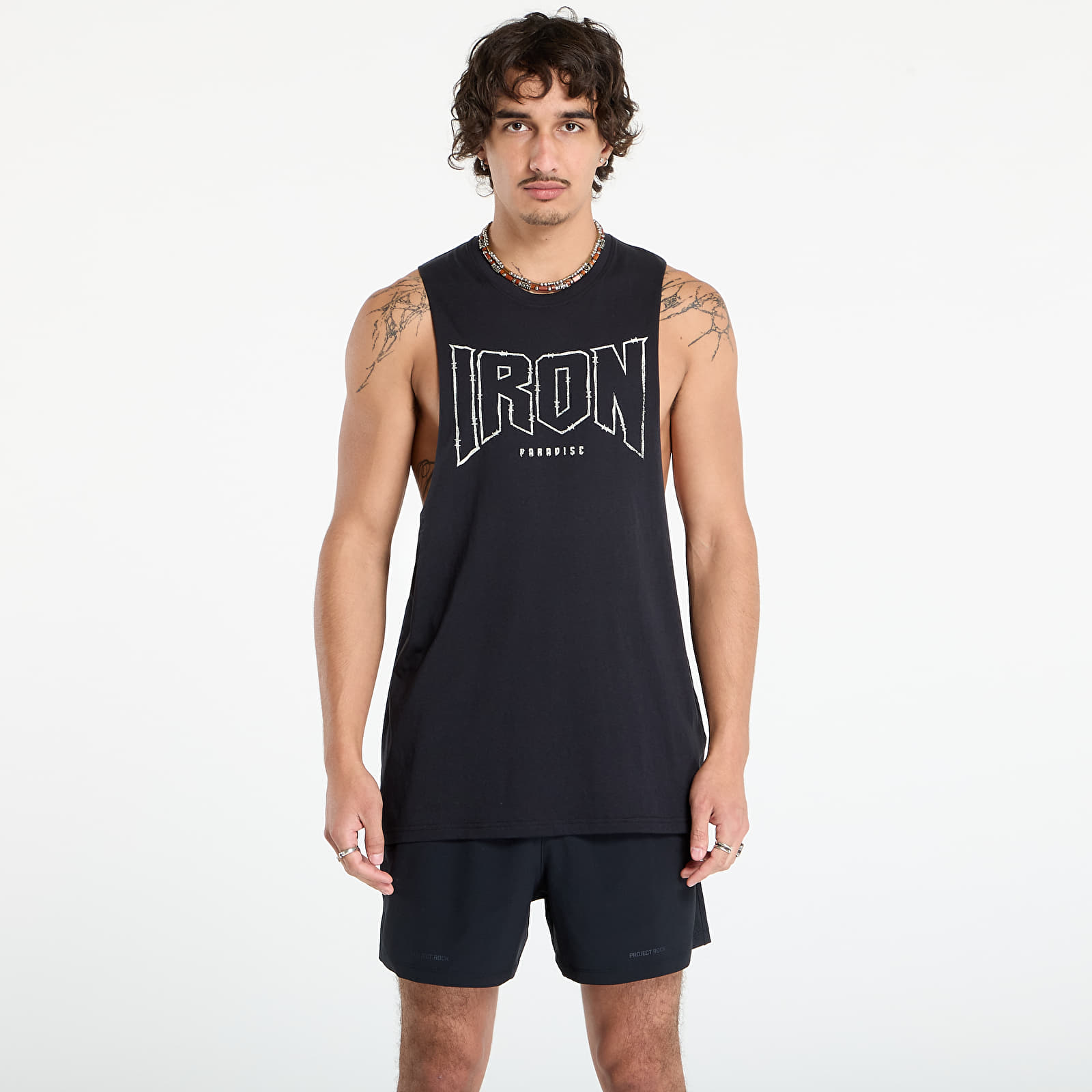 Men's tank tops Under Armour Project Rock Tank Black