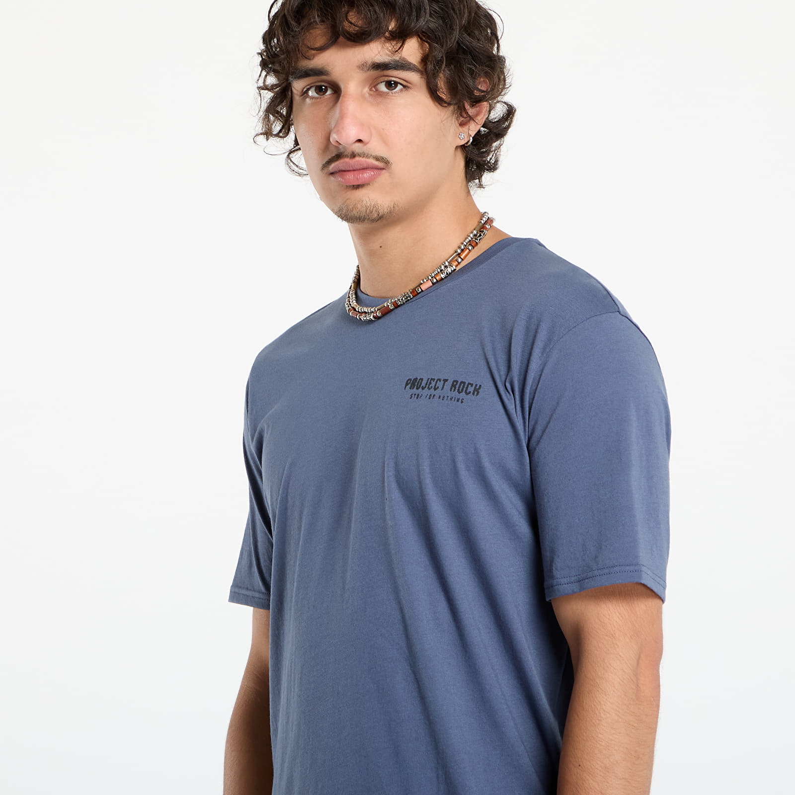 Muške majice kratkih rukava Under Armour Project Rock Q3 SS Grey