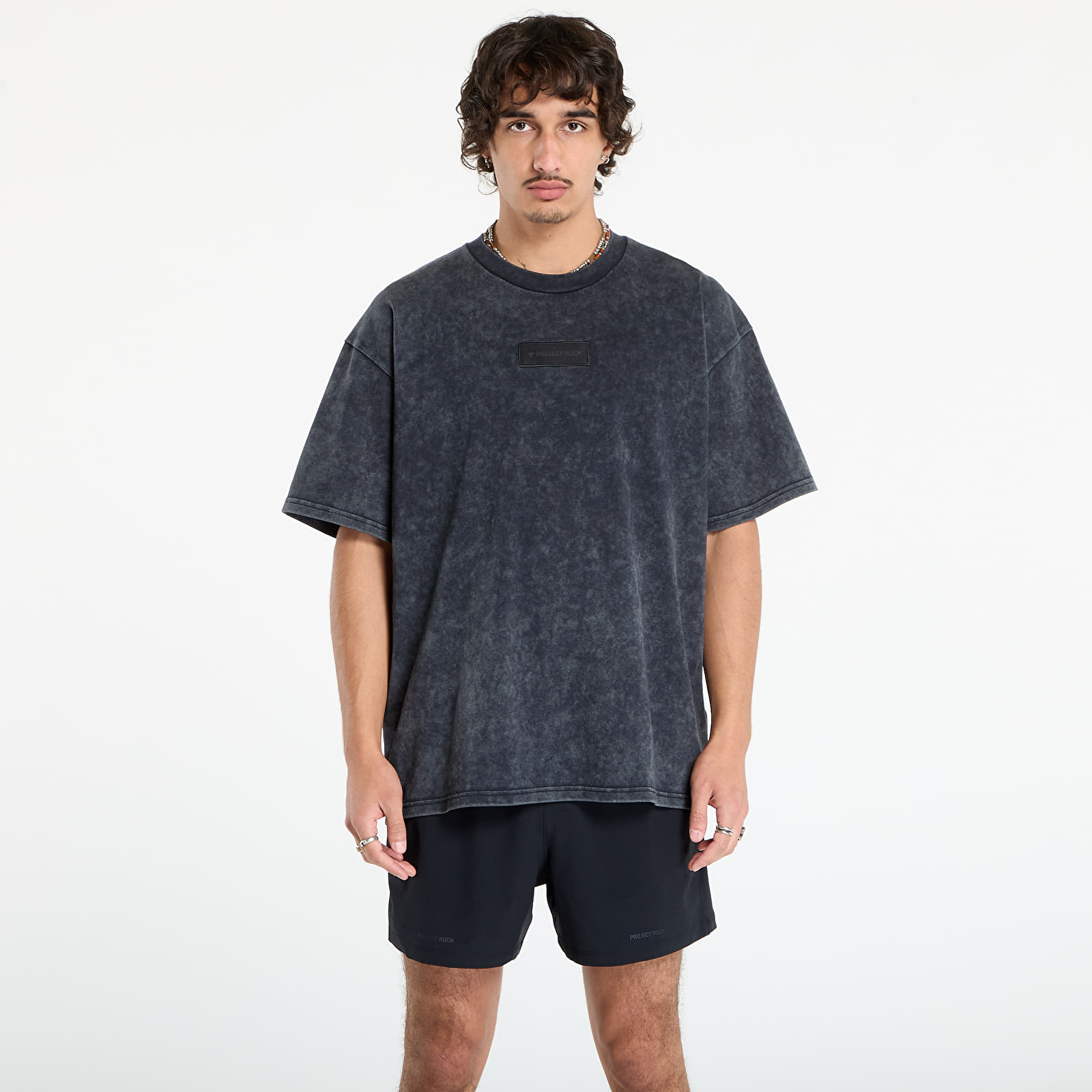 Muške majice kratkih rukava Under Armour Project Rock Hwt OS Tee Black