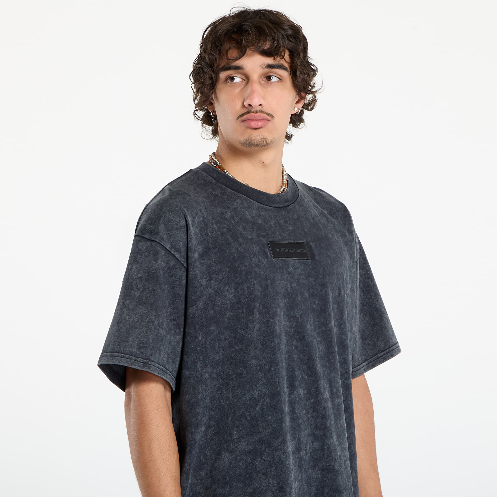 Muške majice kratkih rukava Under Armour Project Rock Hwt OS Tee Black