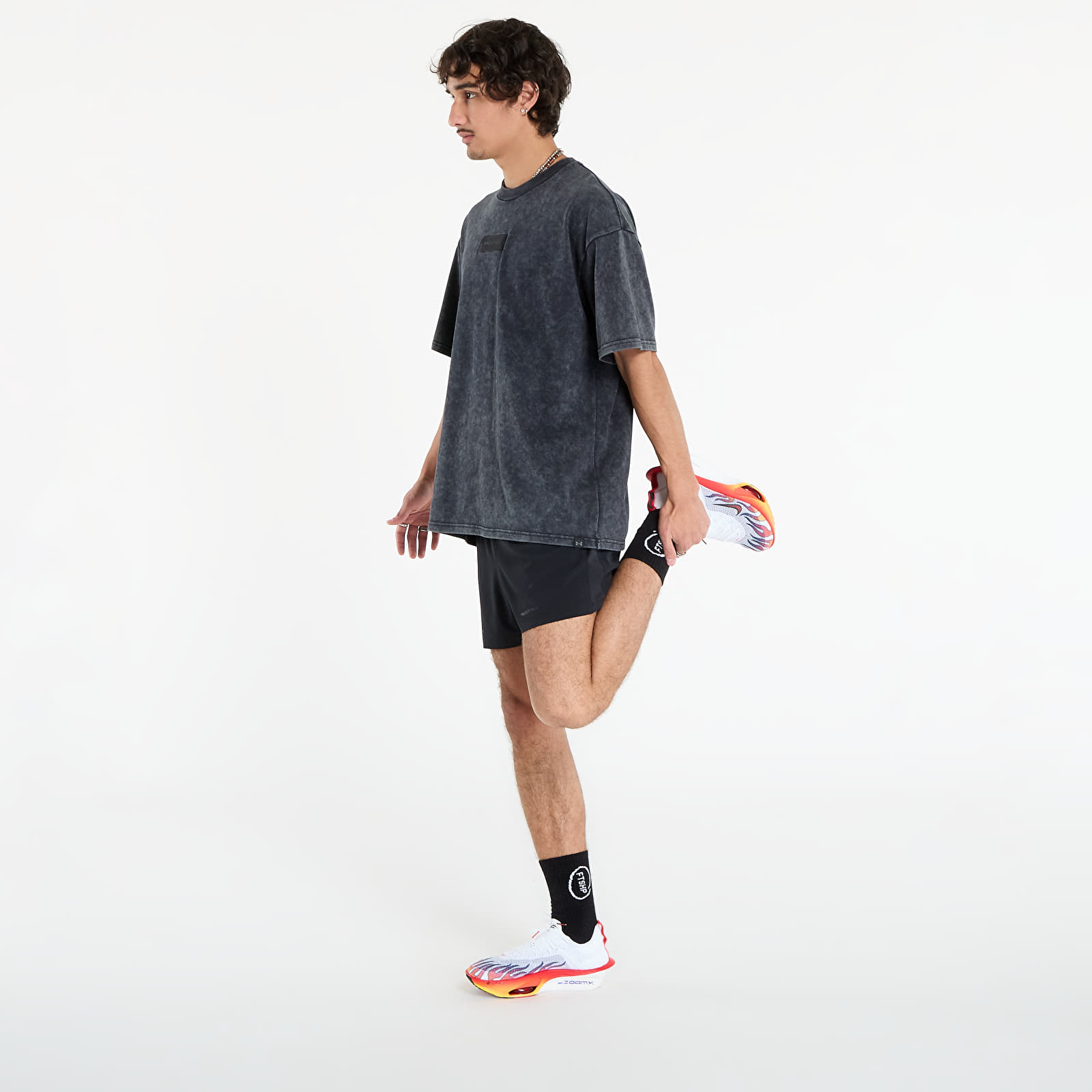 Muške majice kratkih rukava Under Armour Project Rock Hwt OS Tee Black