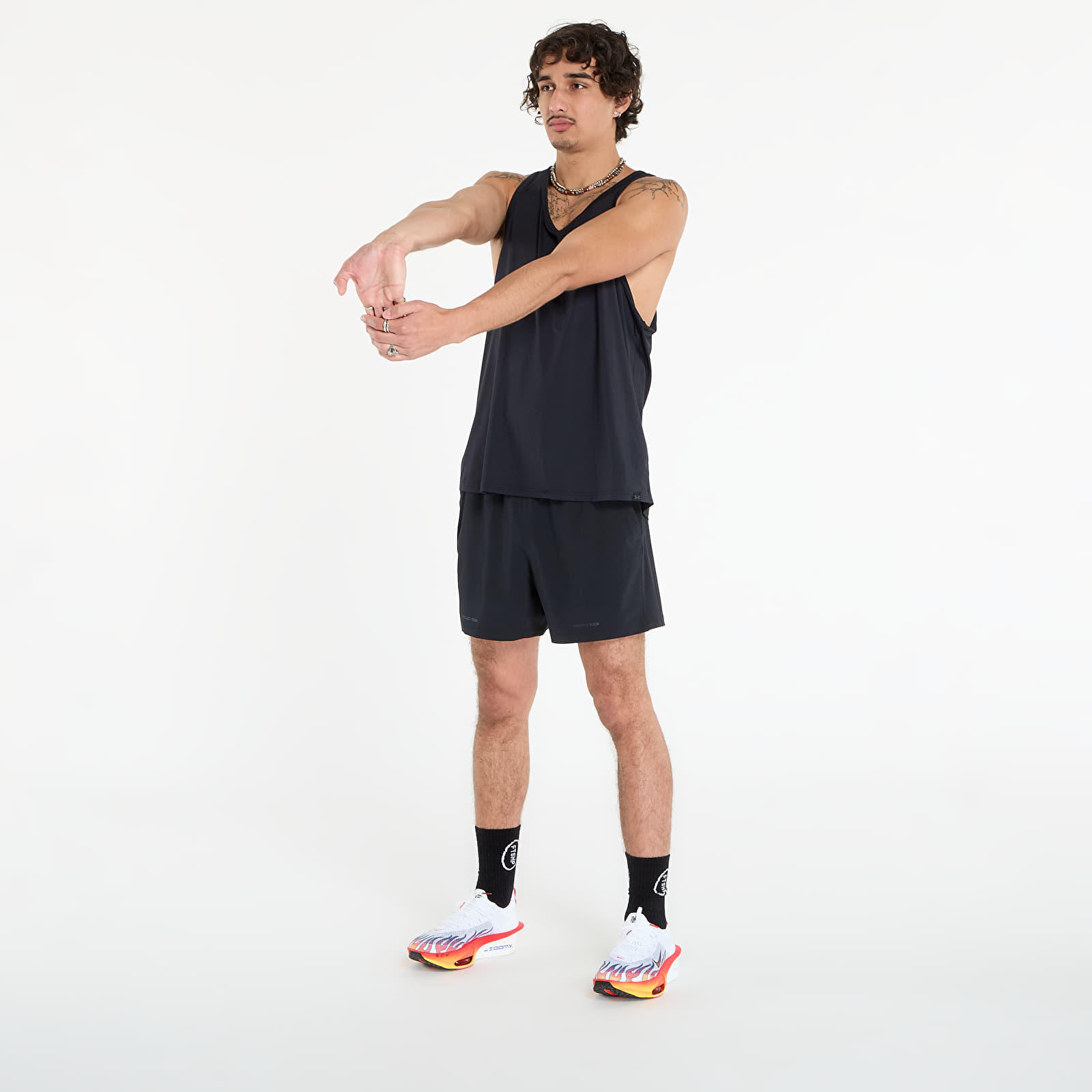 Men's tank tops Under Armour Project Rock Iso Chill Tank Black