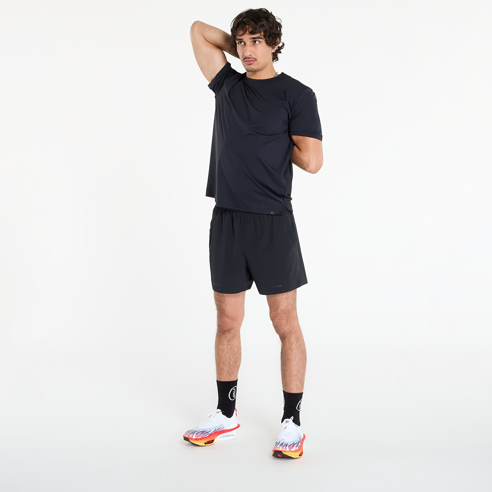Muške majice kratkih rukava Under Armour Project Rock Iso Chill SS Tee Black