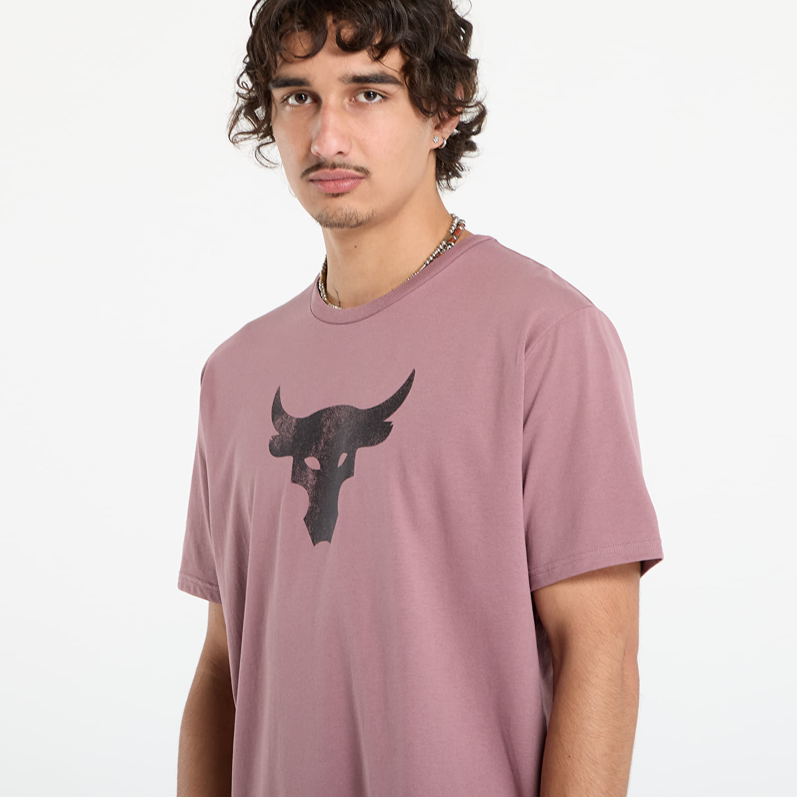Muške majice kratkih rukava Under Armour Project Rock Brahma Bull SS Tee Maroon