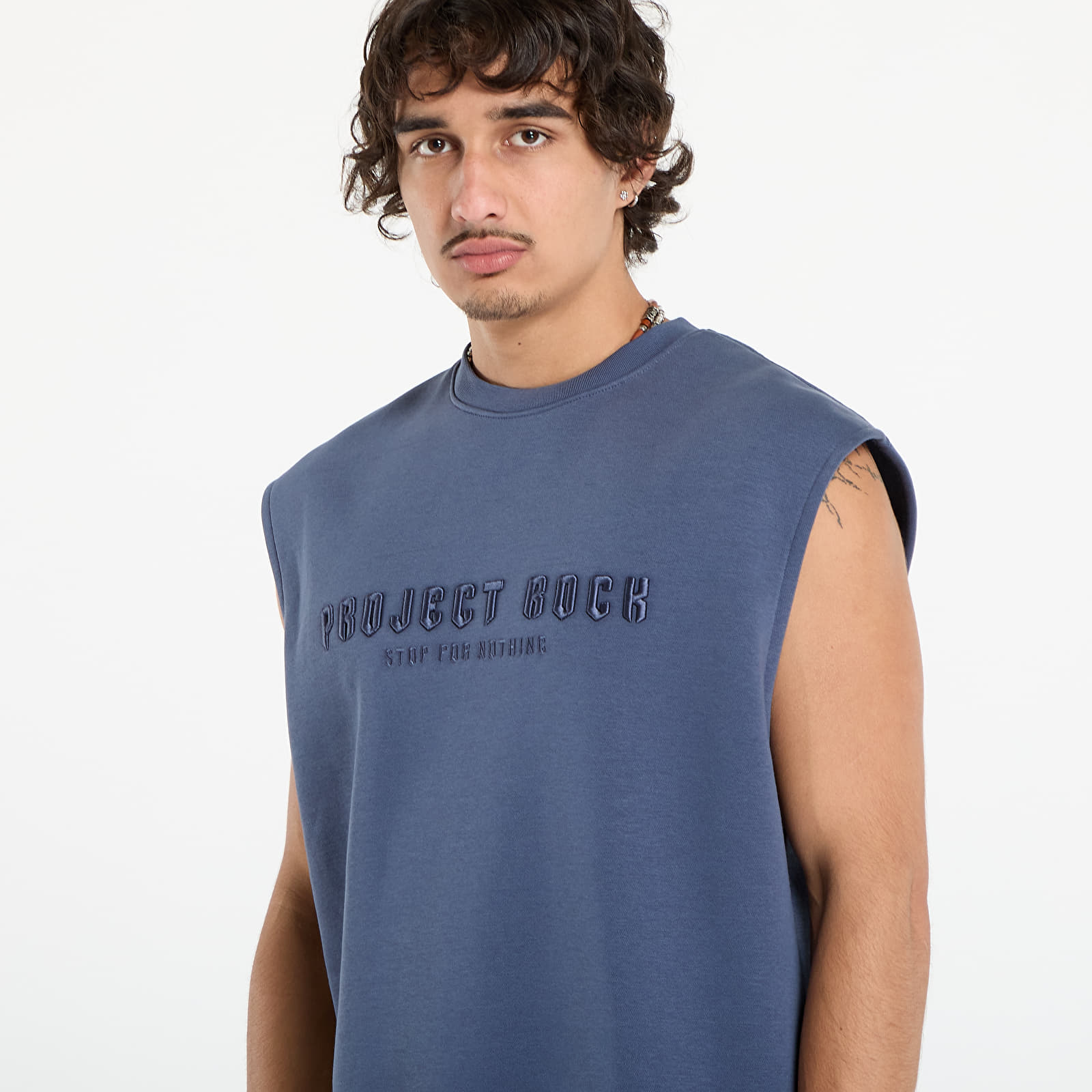 Men's tank tops Under Armour Project Rock Icon Sleeveless Grey