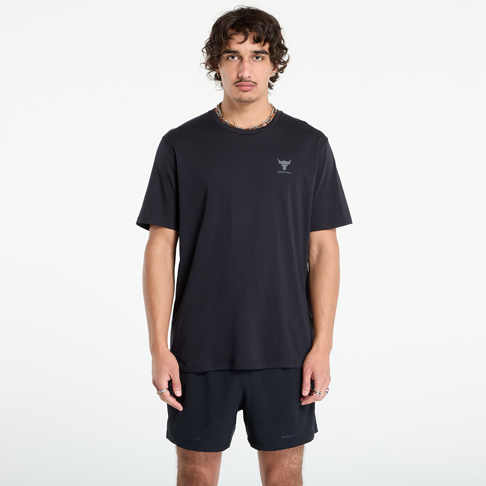 Men's T-shirts Under Armour Project Rock Simple Branded T-Shirt Black