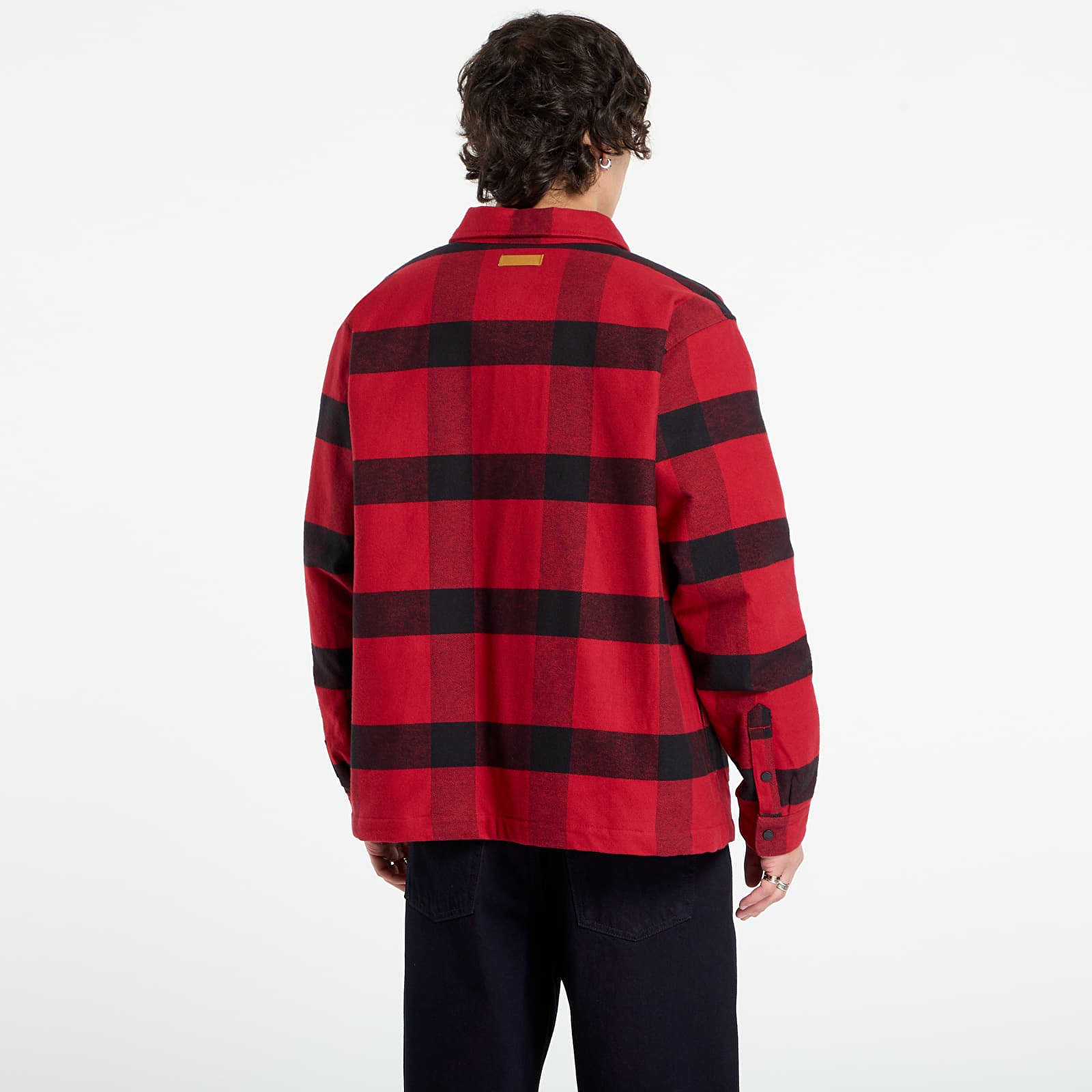 Men's jackets Columbia High Cascades™ Shirt Jacket Red Dahlia Tims Buffalo Plaid