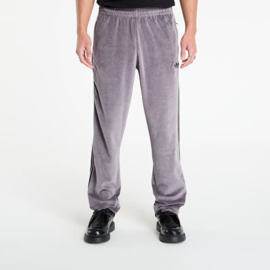 adidas SST Adicolor Velour Track Pants Grey Strata