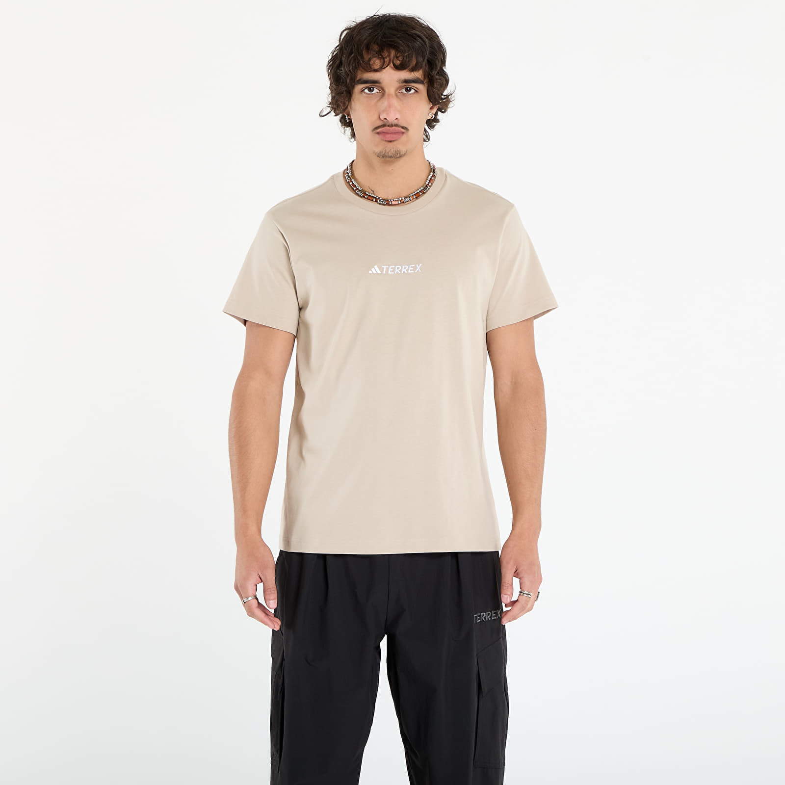 T-shirt adidas Terrex Signature AOP Graphic T-Shirt UNISEX Wonder Beige XL