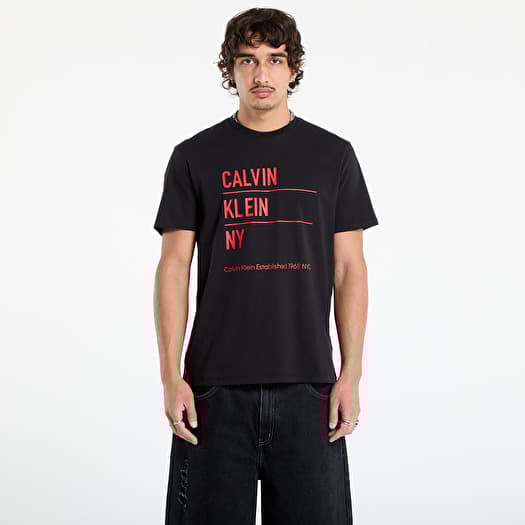 Calvin Klein Jeans SS Graphic Tee Black