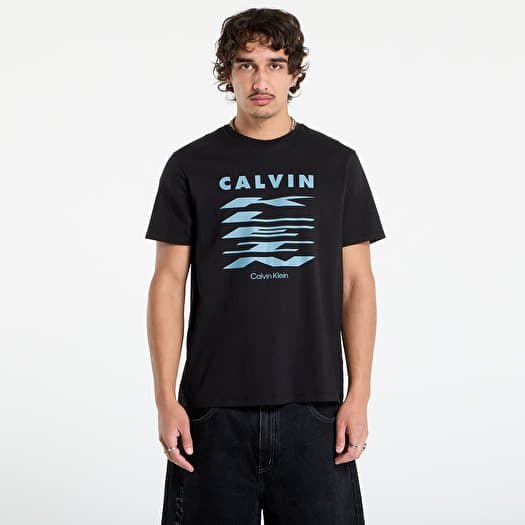 Calvin Klein Jeans SS Graphic Tee Black