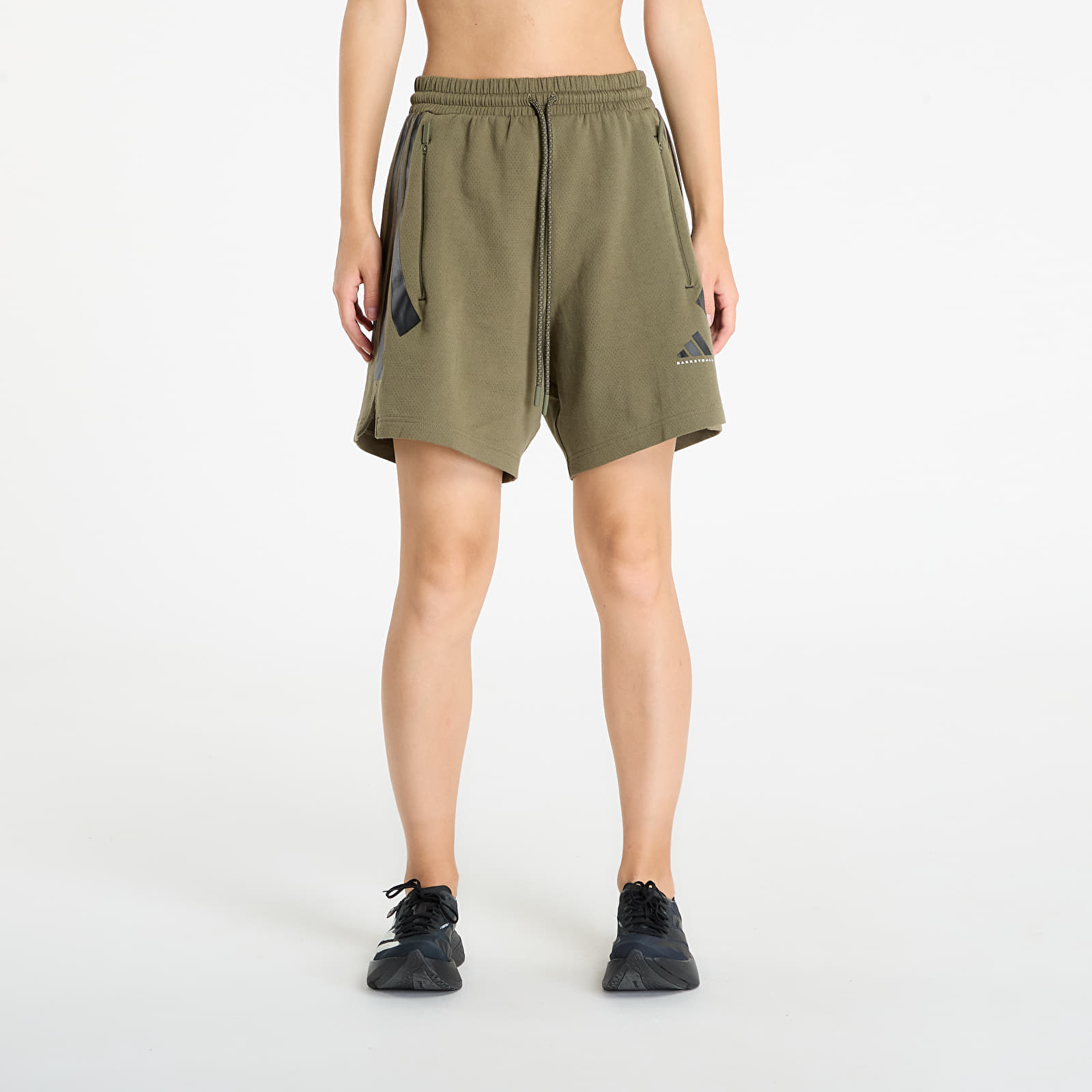adidas Basketball Spacer Shorts UNISEX Olive Strata XL