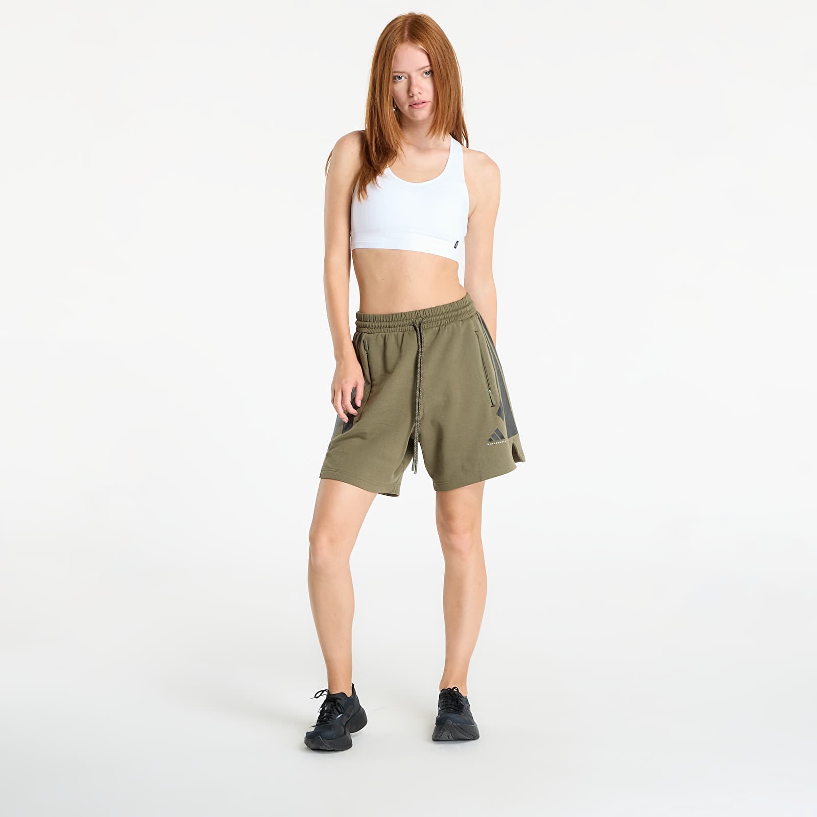 Мужские шорты adidas Basketball Spacer Shorts UNISEX Olive Strata