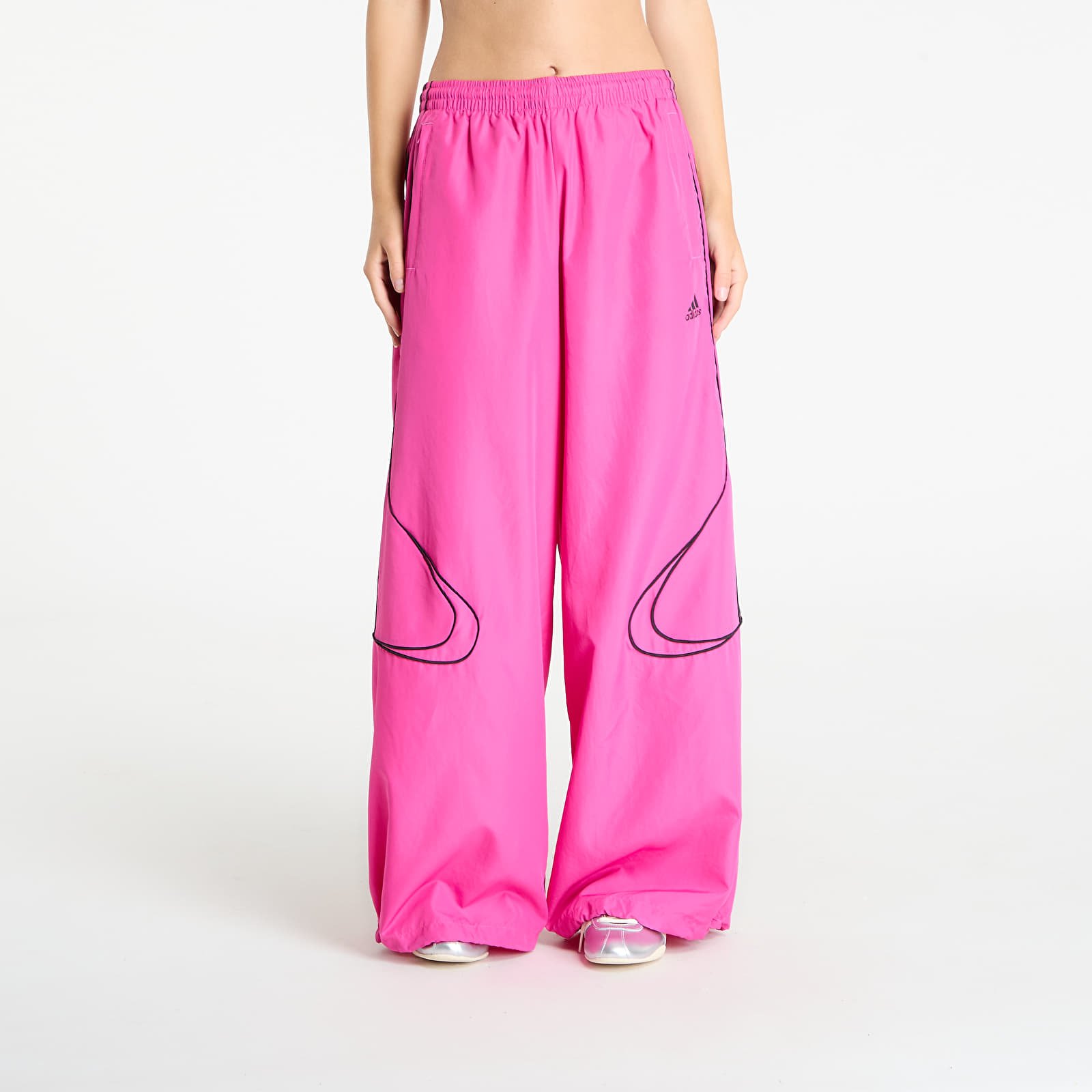Women's Trousers adidas Teamgeist Adicolor Oversized Woven Track Pant Semi Lucid Fuchsia