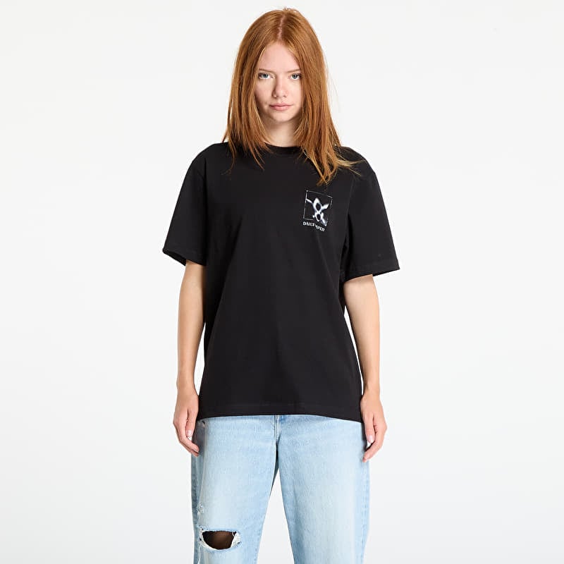 T-Shirt Daily Paper Shadow Grid Ss T-Shirt Black