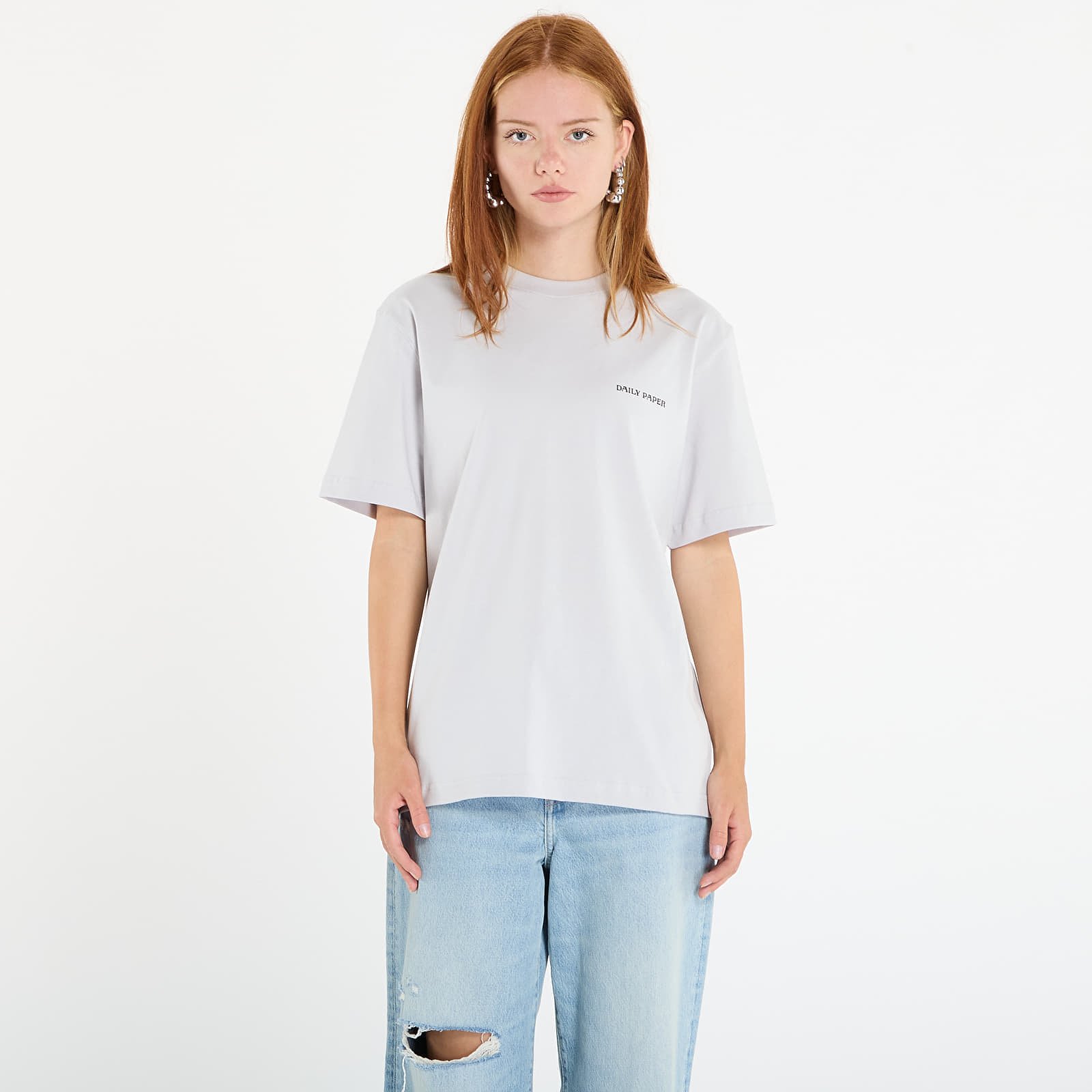 T-shirt Daily Paper Matchstick Shield Ss T-Shirt Micro Chip Grey XXL