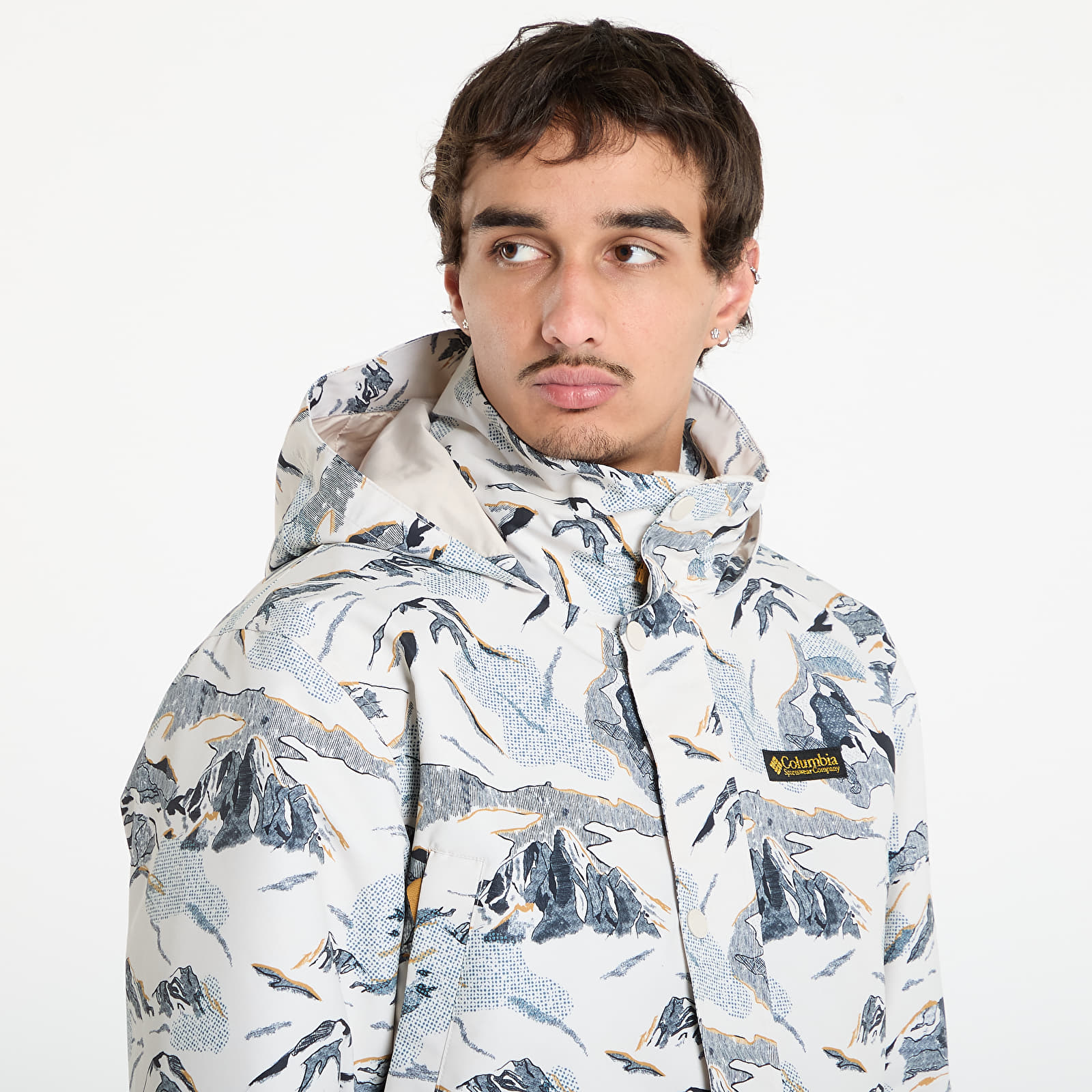 Men's jackets Columbia High Cascades™ Interchange Reversible Bomber Jacket Dark Stone Skylines