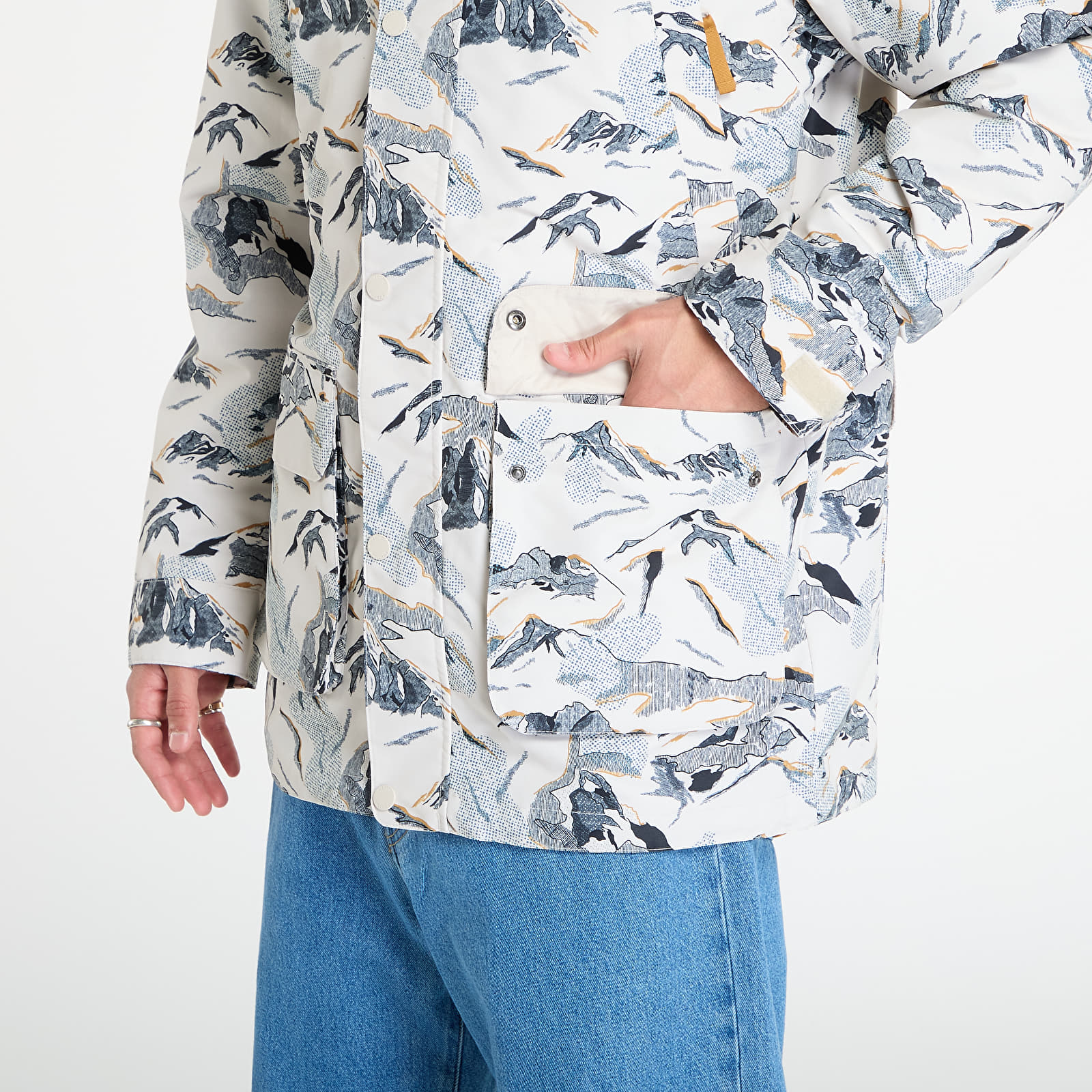 Men's jackets Columbia High Cascades™ Interchange Reversible Bomber Jacket Dark Stone Skylines