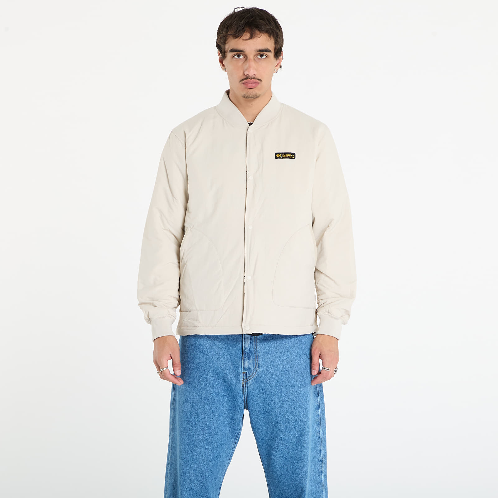 Men's jackets Columbia High Cascades™ Interchange Reversible Bomber Jacket Dark Stone Skylines