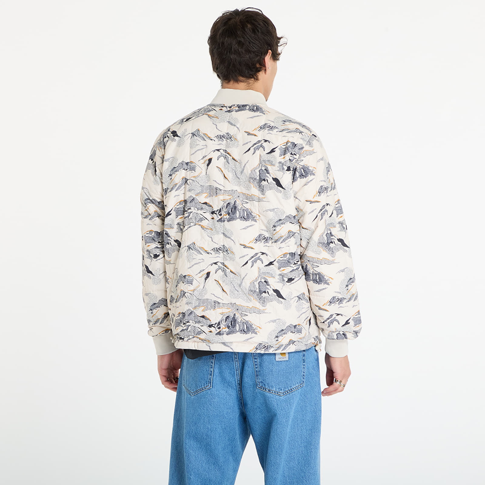 Men's jackets Columbia High Cascades™ Interchange Reversible Bomber Jacket Dark Stone Skylines