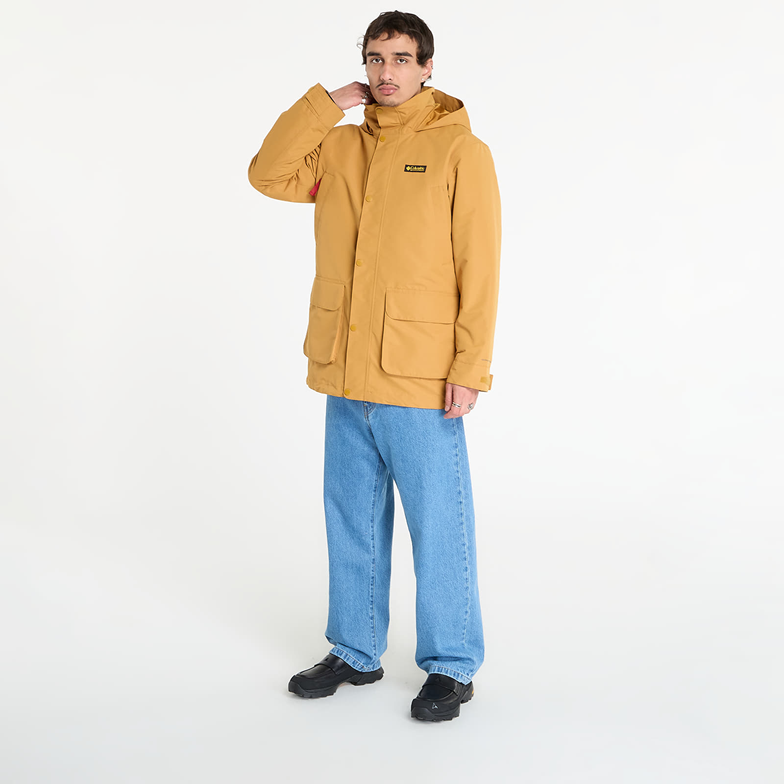Men's jackets Columbia High Cascades™ Interchange Reversible Bomber Jacket Maple Sugar