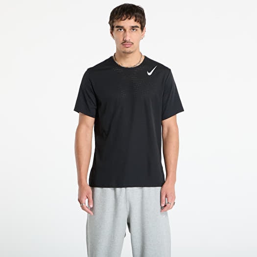 Tričko Nike AeroSwift Men's Dri-FIT ADV Short-Sleeve Running Top Black/ Summit White