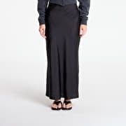 GUESS Sibilla Long Satin Skirt Black