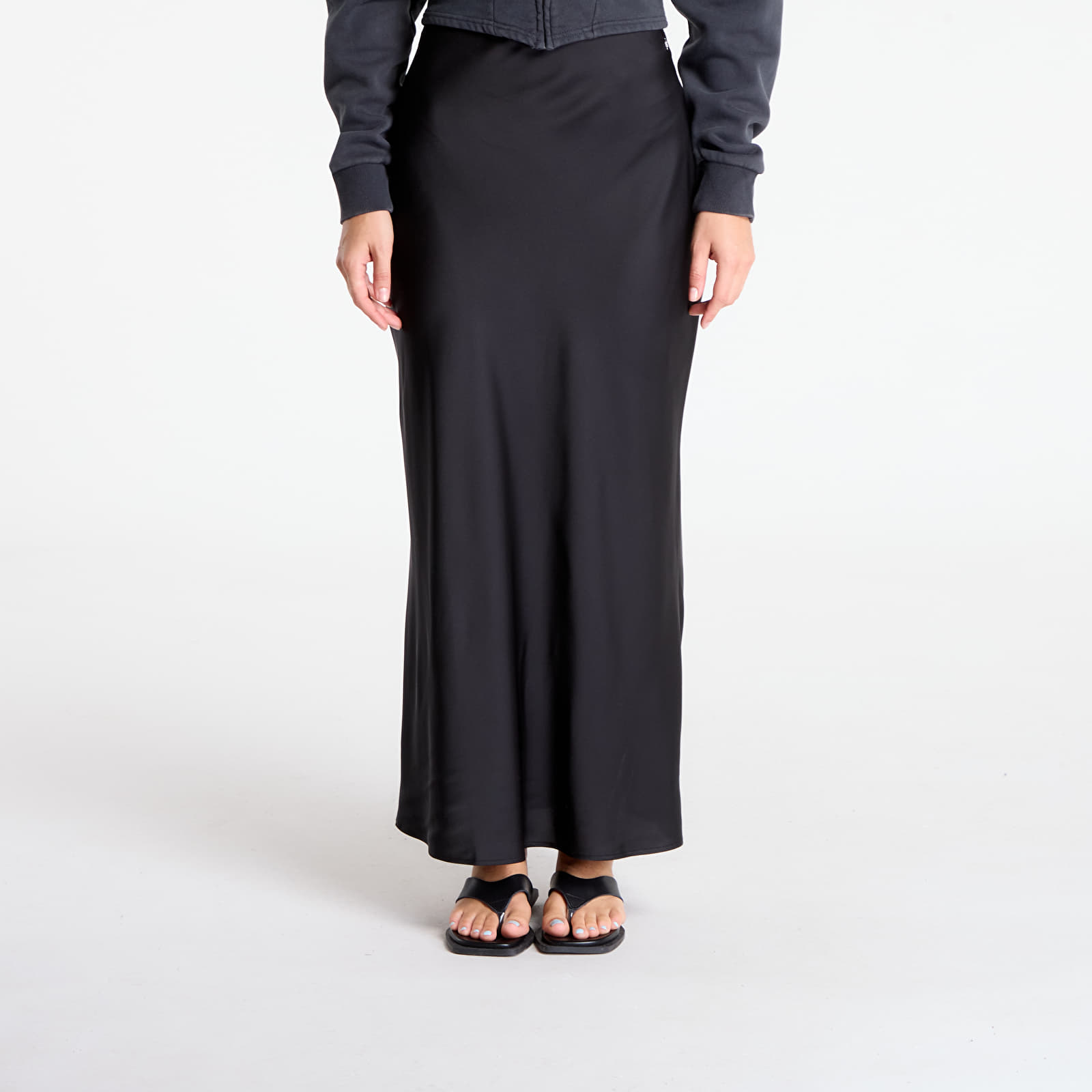 Women's skirts GUESS Sibilla Long Satin Skirt Black