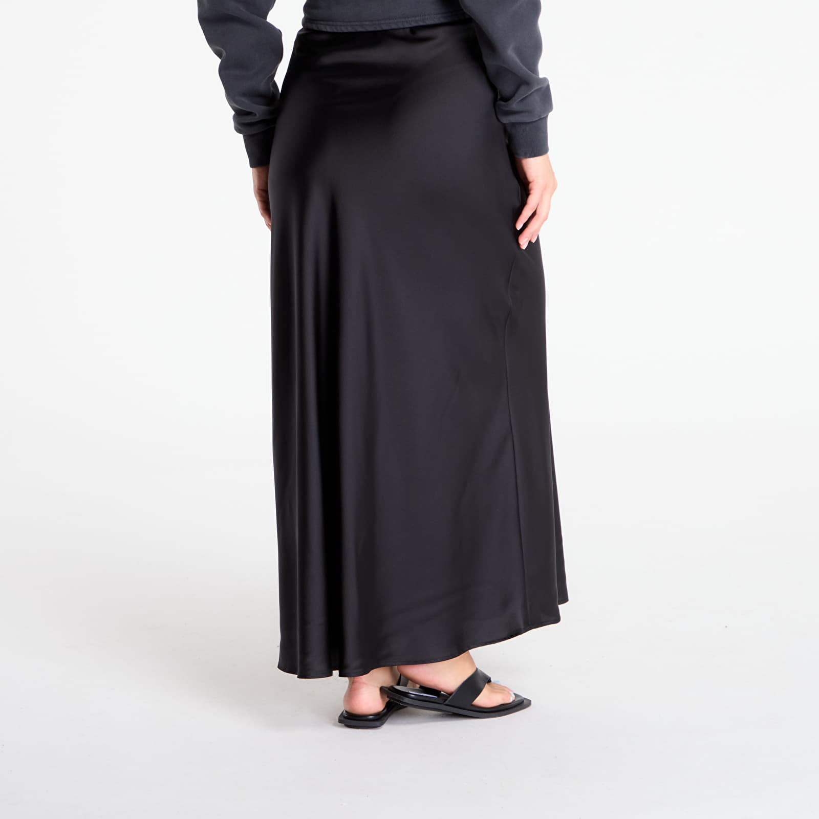 Women's skirts GUESS Sibilla Long Satin Skirt Black
