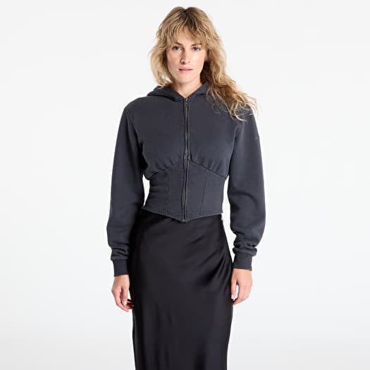 Guess Originals Corset Hoodie Washed Black