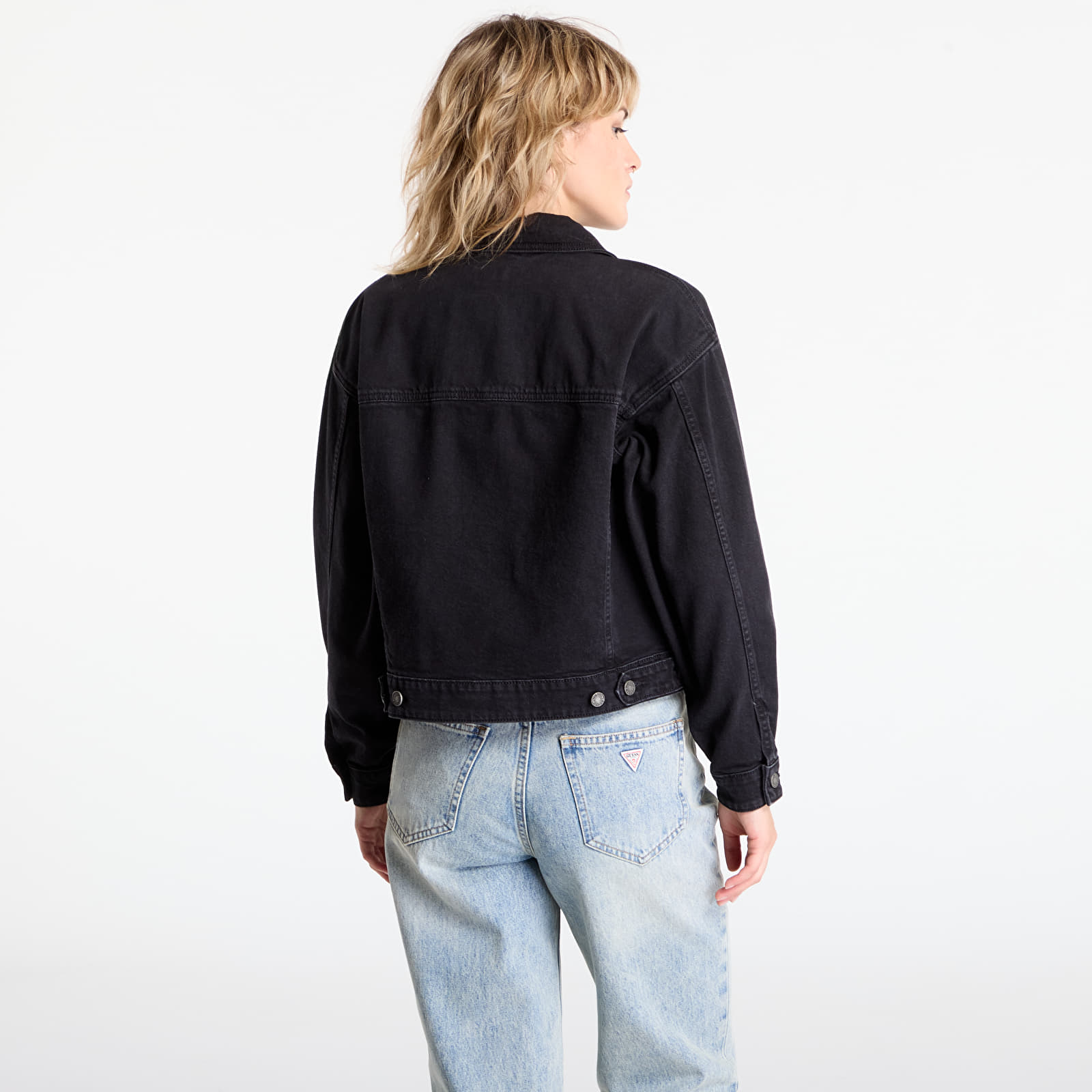 Women's jackets Guess Jeans Oversize Trucker Black