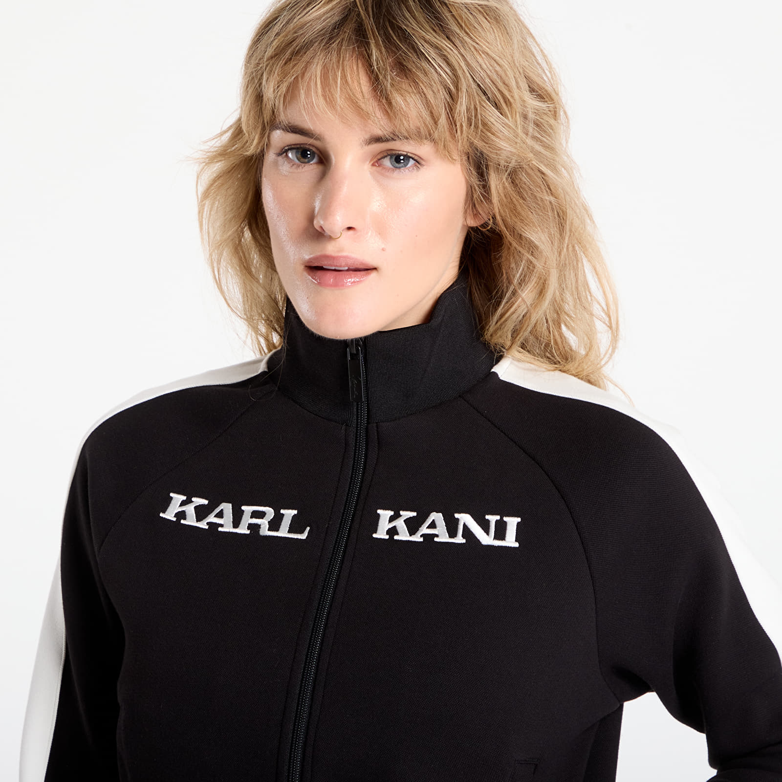 Hoodies and sweatshirts Karl Kani Retro Sidestripe Track Jacket Black