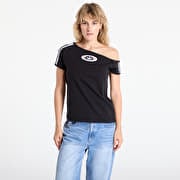 adidas Originals Campus 2000 Off Shoulder T-Shirt Black