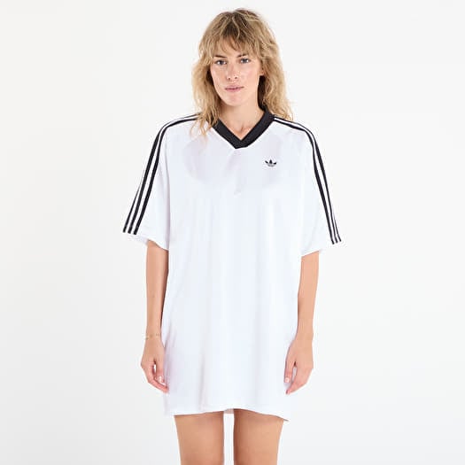Dress adidas Adicolor Football Jacquard Oversize Dress White/ Black