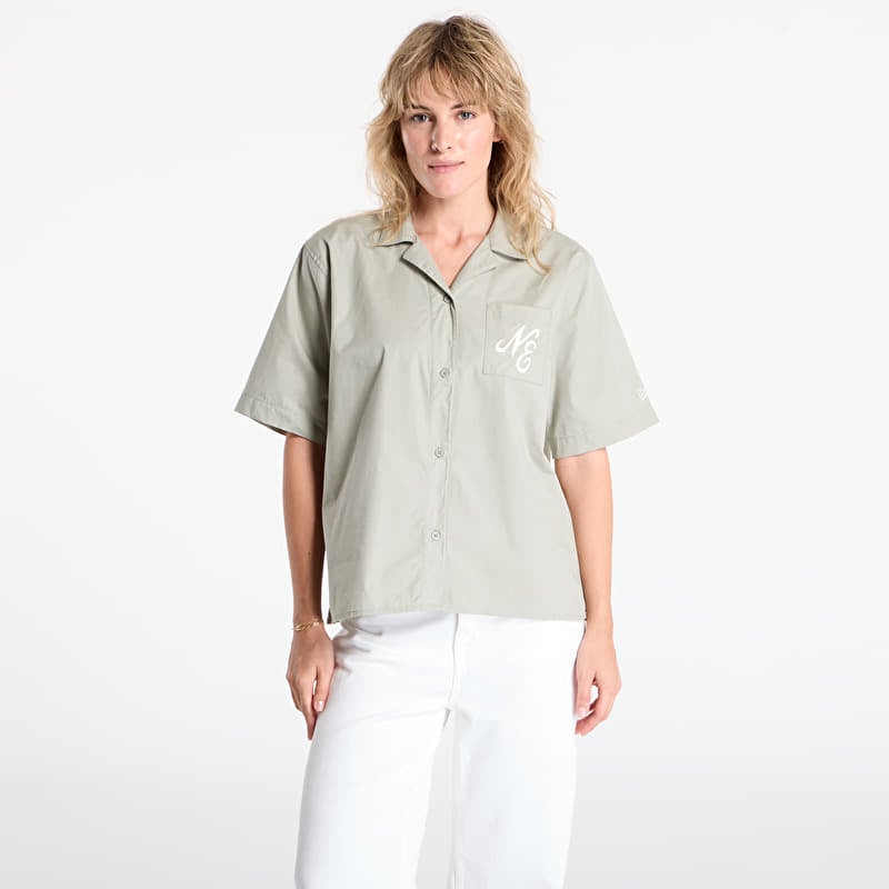 Hemd New Era Revere Shirt Green