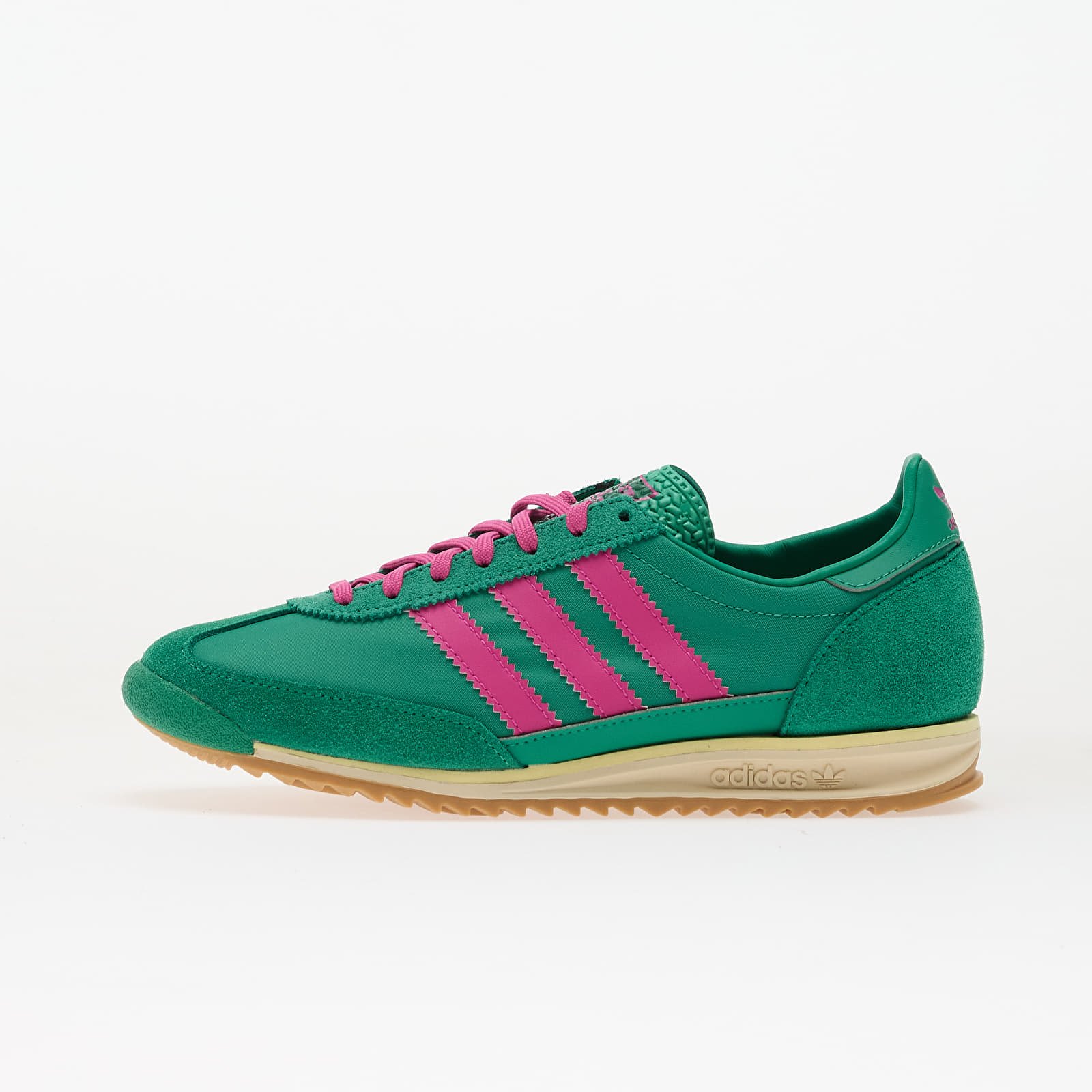 SievieŔu kedas un apavi adidas SL 72 OG W Semi Court Green/ Court Green/ Semi Lucid Fuchsia