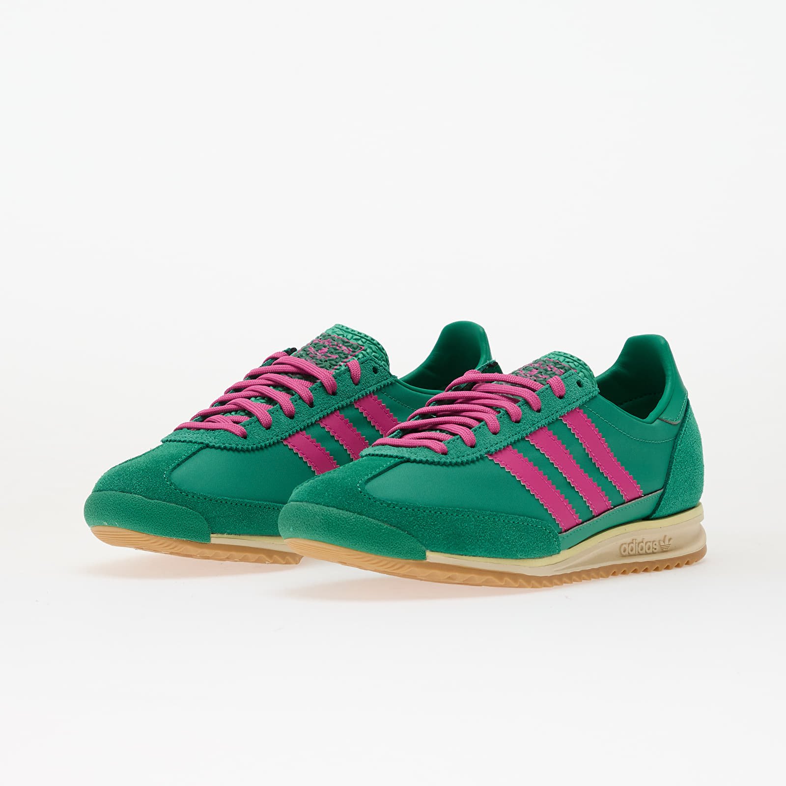 SievieŔu kedas un apavi adidas SL 72 OG W Semi Court Green/ Court Green/ Semi Lucid Fuchsia