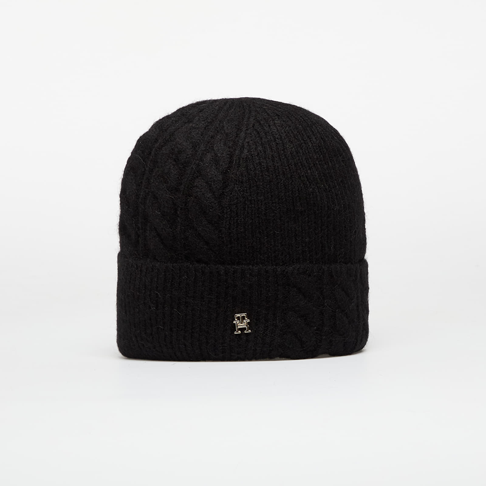 Hat Tommy Hilfiger Elevated Chic Fluffy Beanie Black Universal