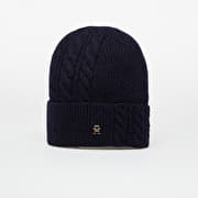 Tommy Hilfiger Elevated Chic Fluffy Beanie Blue