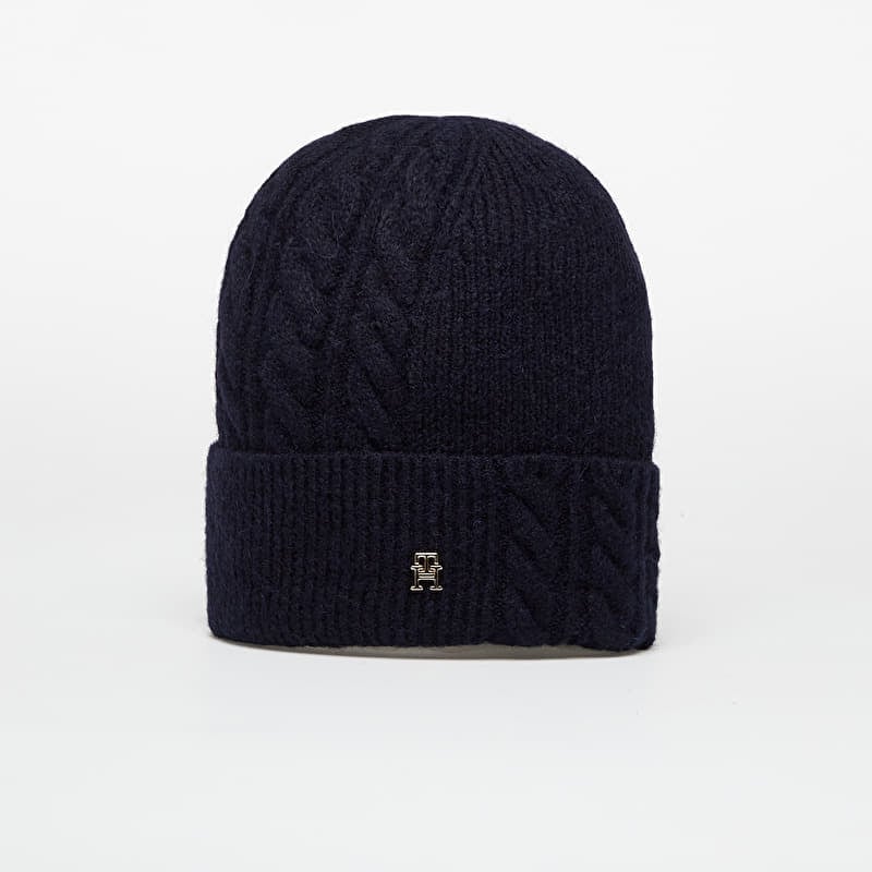 Hue Tommy Hilfiger Elevated Chic Fluffy Beanie Blue