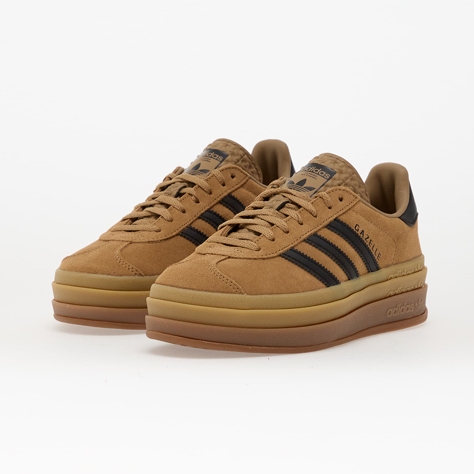 Жіноче взуття adidas Gazelle Bold W Cardboard/ Core Black/ Gum2