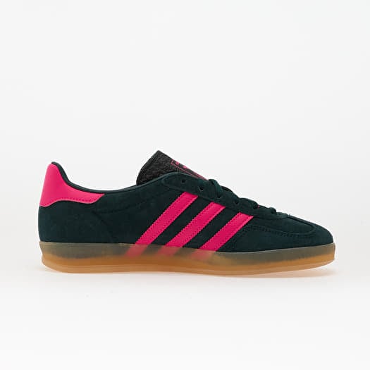 adidas Gazelle Indoor W Aura Ivy/ Shock Pink/ Gum | Queens adidas Gazelle Indoor W Aura Ivy/ Shock Pink/ Gum | Queens