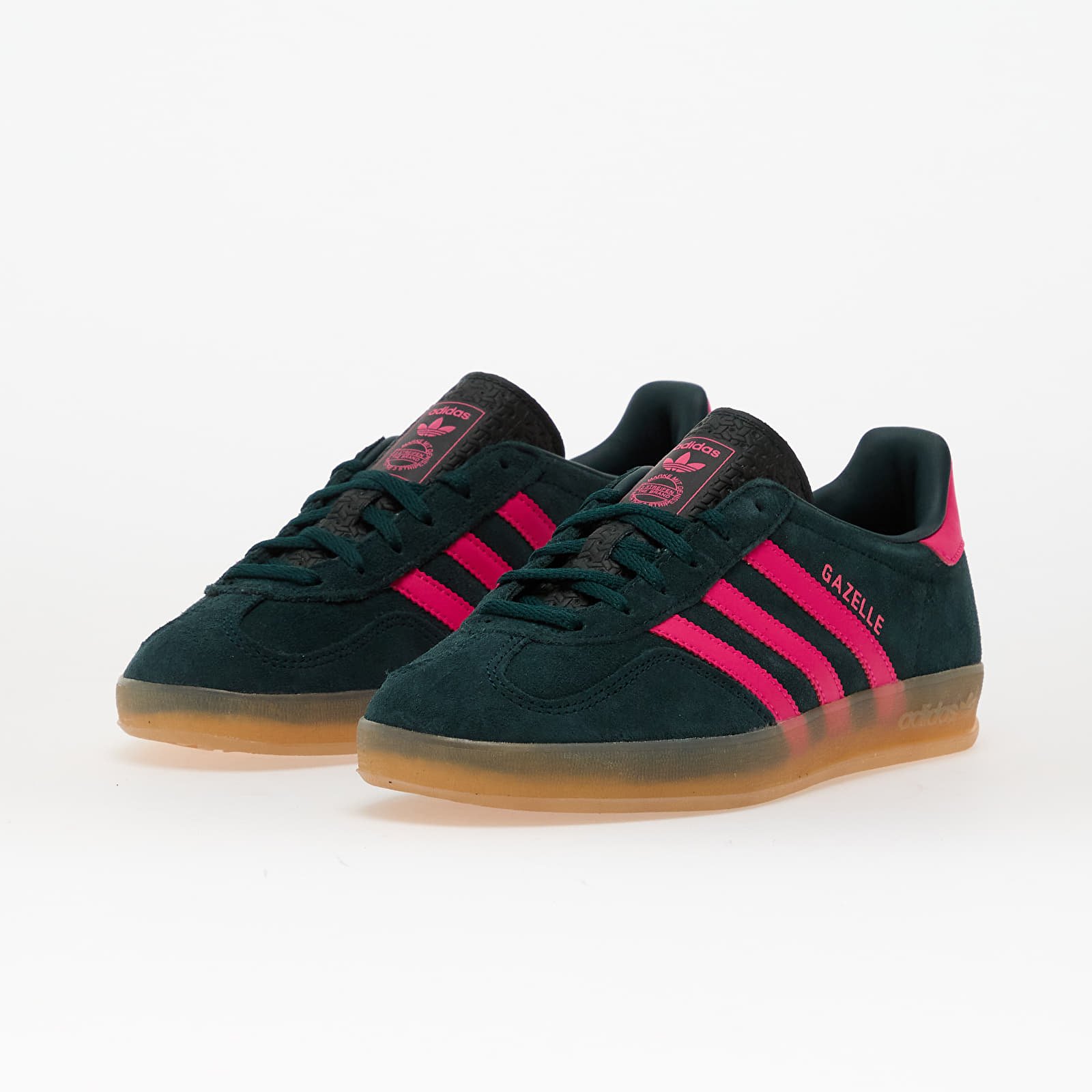 Жіноче взуття adidas Gazelle Indoor W Aura Ivy/ Shock Pink/ Gum