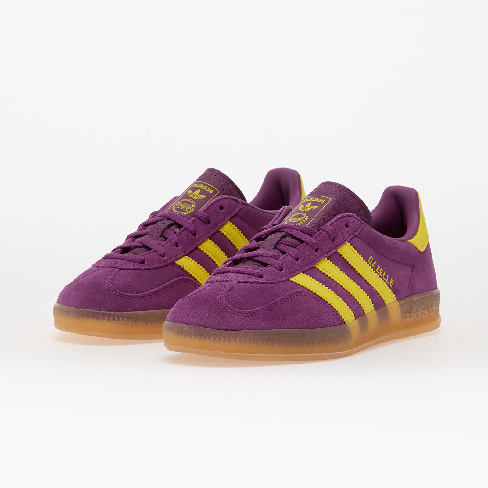 Жіноче взуття adidas Gazelle Indoor W Rich Mauve/ Bright Yellow/ Gum