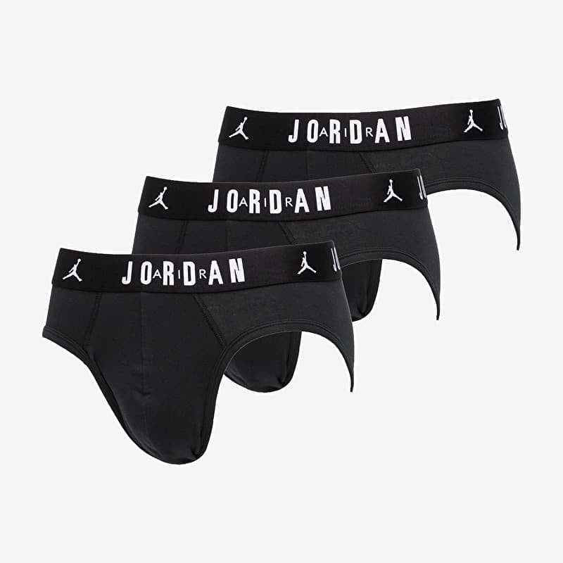 Jordan Jhm Flight Cotton Brief 3-Pack Black
