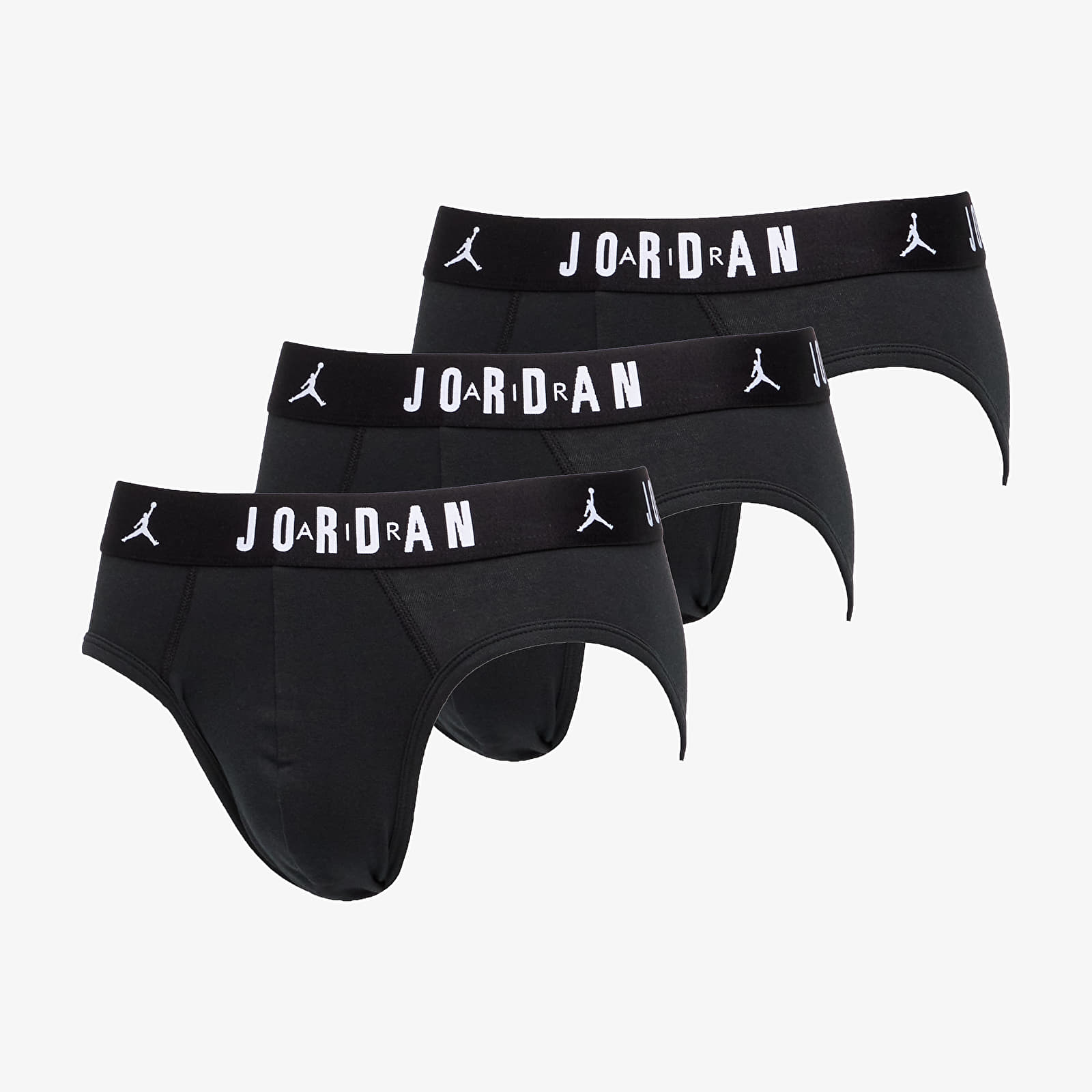 Muške slip gaće Jordan Jhm Flight Cotton Brief 3-Pack Black