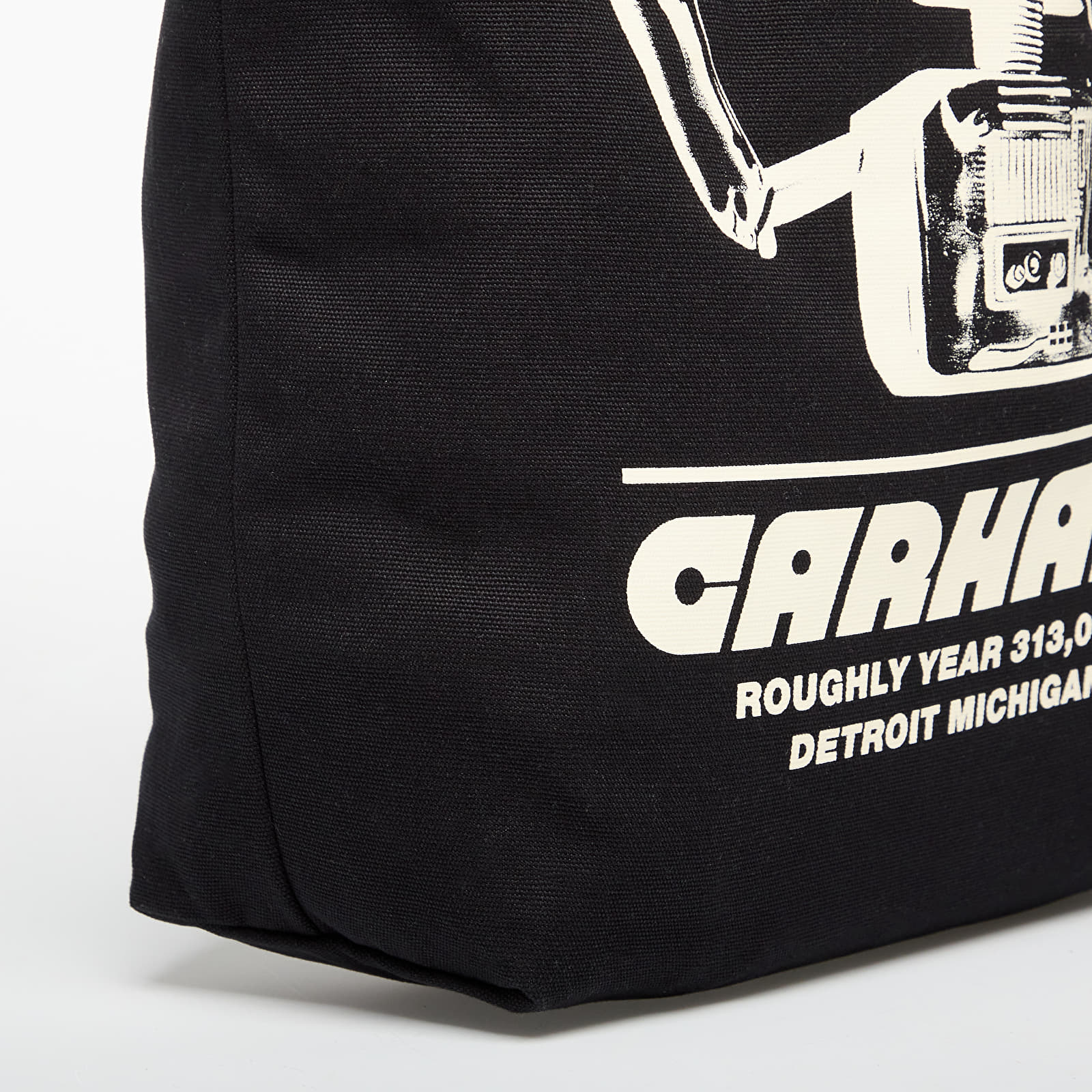 Muške torbe preko ramena Carhartt WIP Canvas Graphic Tote Wiptopia Print/ Black